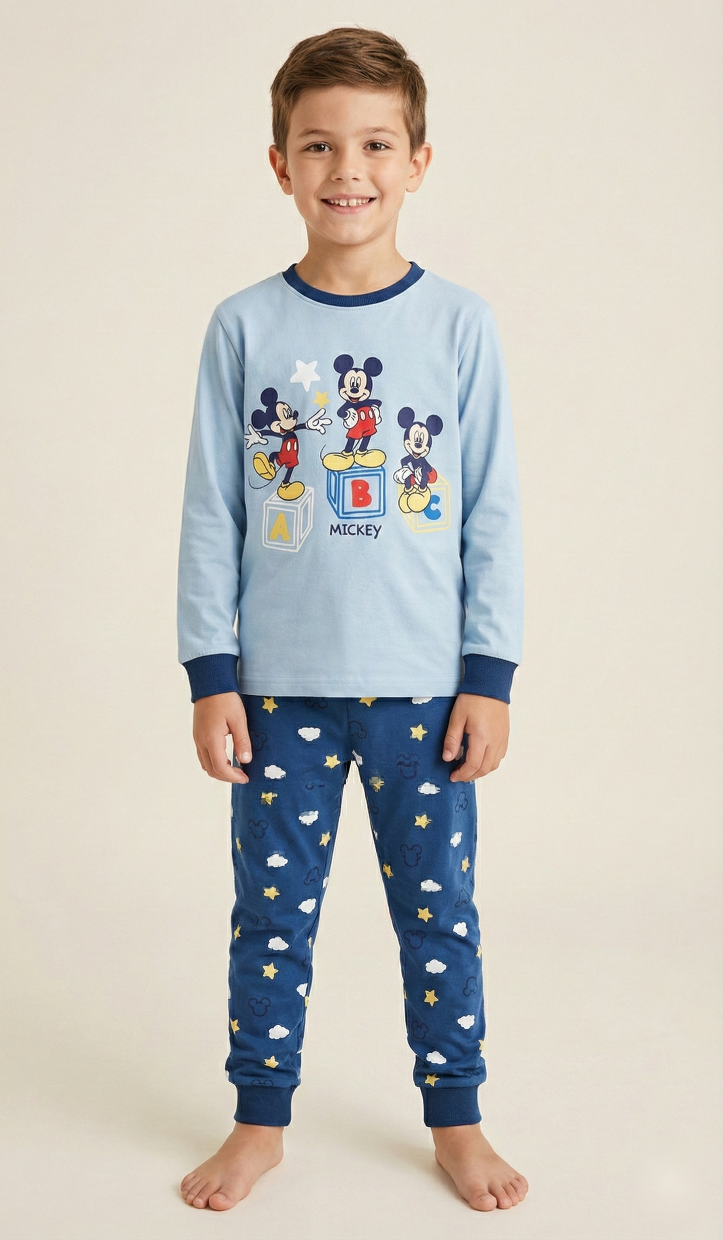 Pijama bebé niño SUN CITY (Mickey ABC)