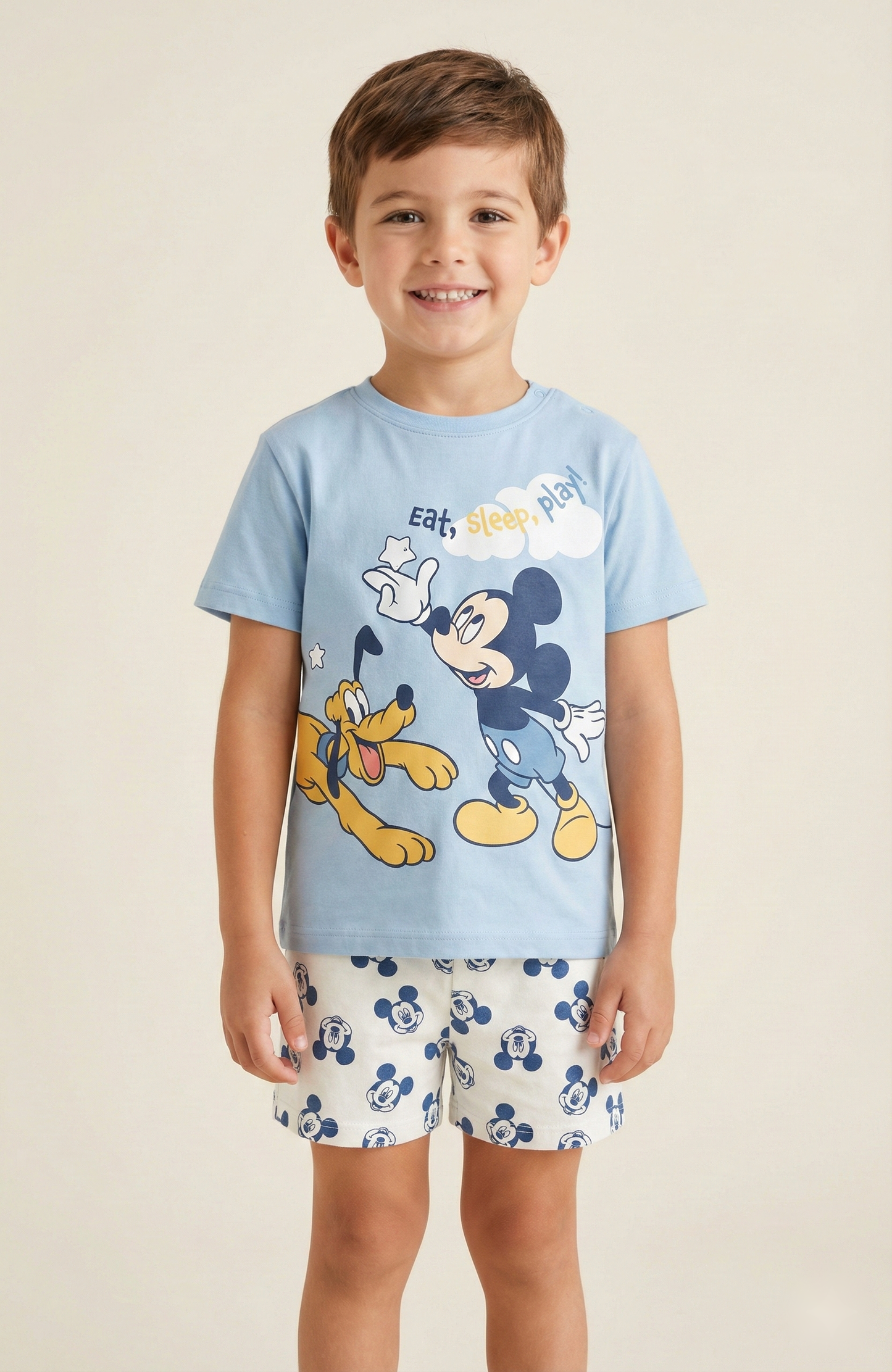 Pijama bebé SUN CITY (Mickey & Pluto)