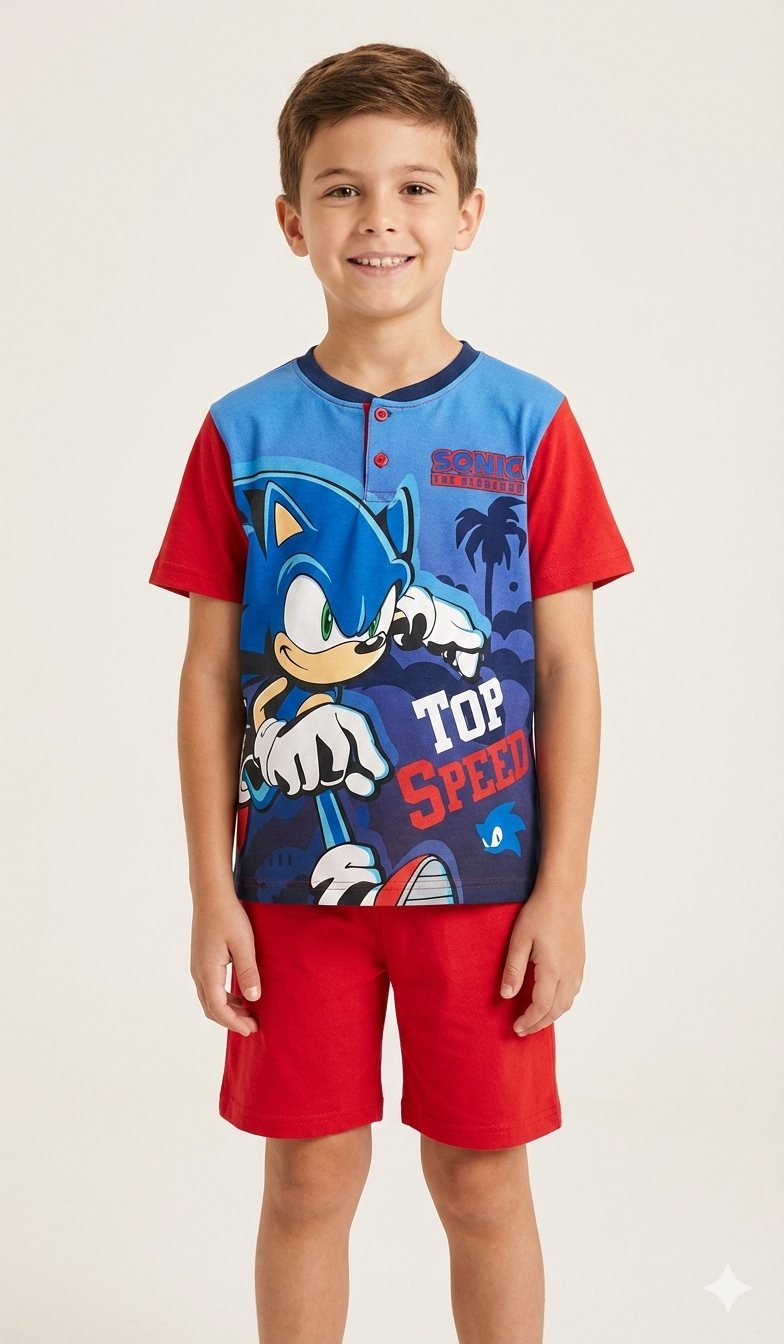 Pijama niño SUN CITY EZ20060 (Sonic Top Speed)