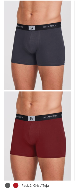 Pack de 2 BOXER D.ALGODON - PB 15