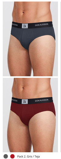 Pack de 2 SLIP D.ALGODON - PS 15