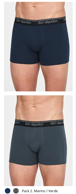 Pack de 2 BOXER DON ALGODÓN - B 0005