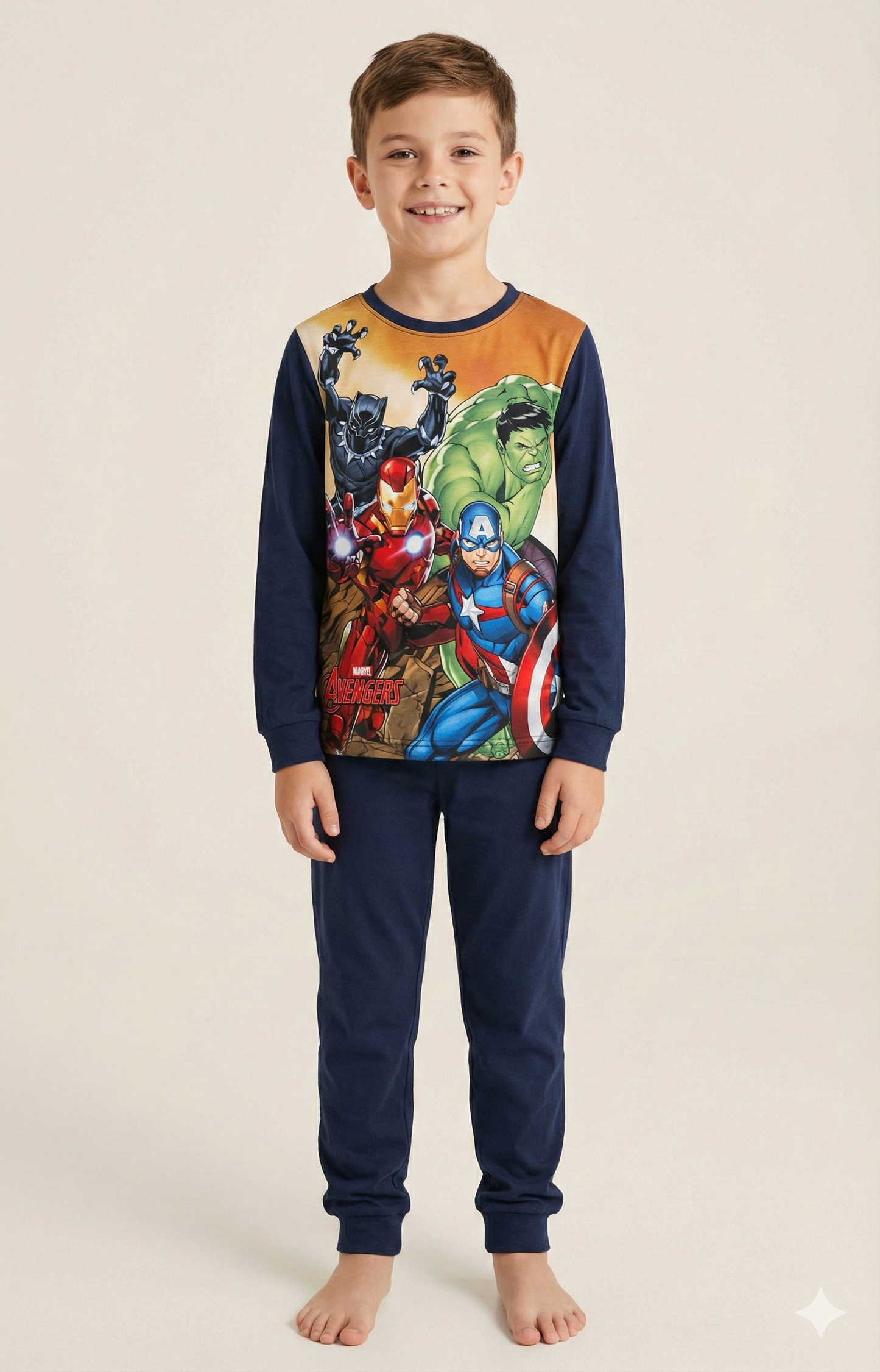 Pijama niño SUN CITY Avengers (Manga larga)