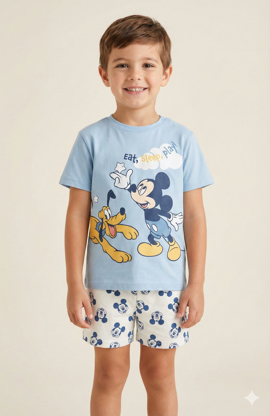 Pijama bebé SUN CITY EZ03018 (Mickey & Pluto)