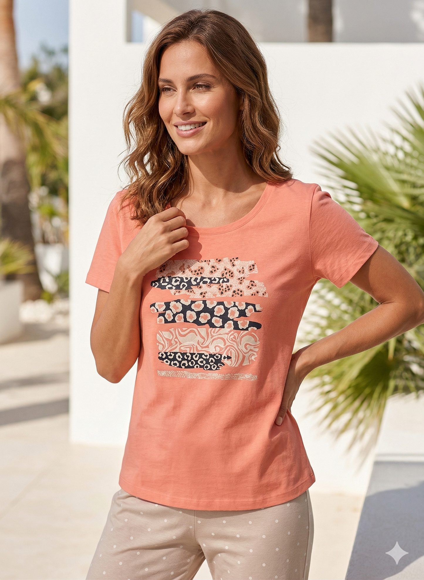 Pijama mujer coral Massana P261215