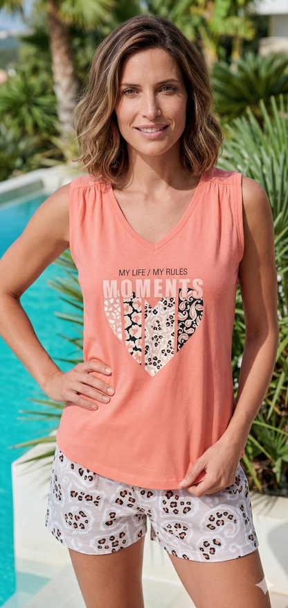 Pijama mujer coral Massana P261213